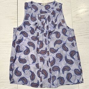 Paisley Sleeveless Top